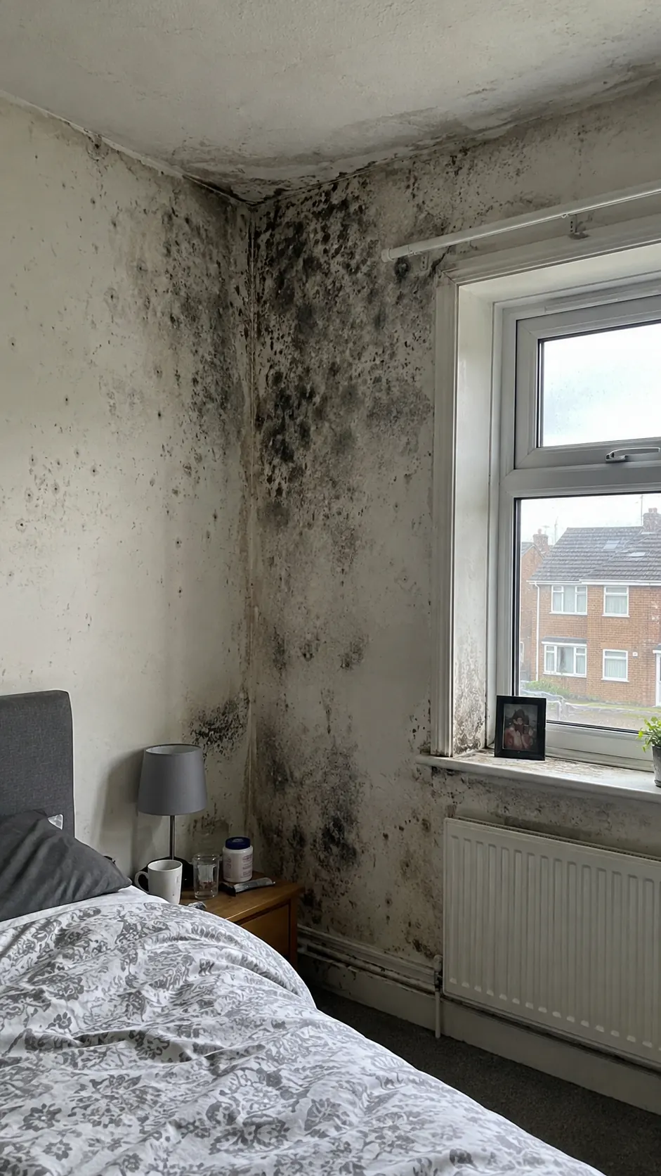 Damp and mould in a residential property